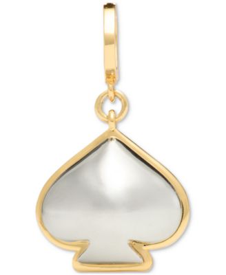 Two-Tone One In A Million Sculpted Spade Charm
