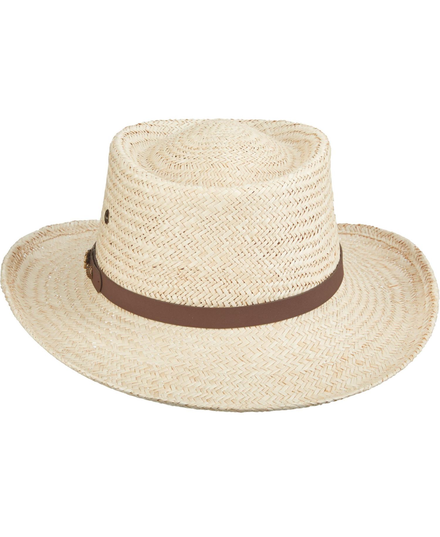 Men's Palm Fiber Gambler Hat