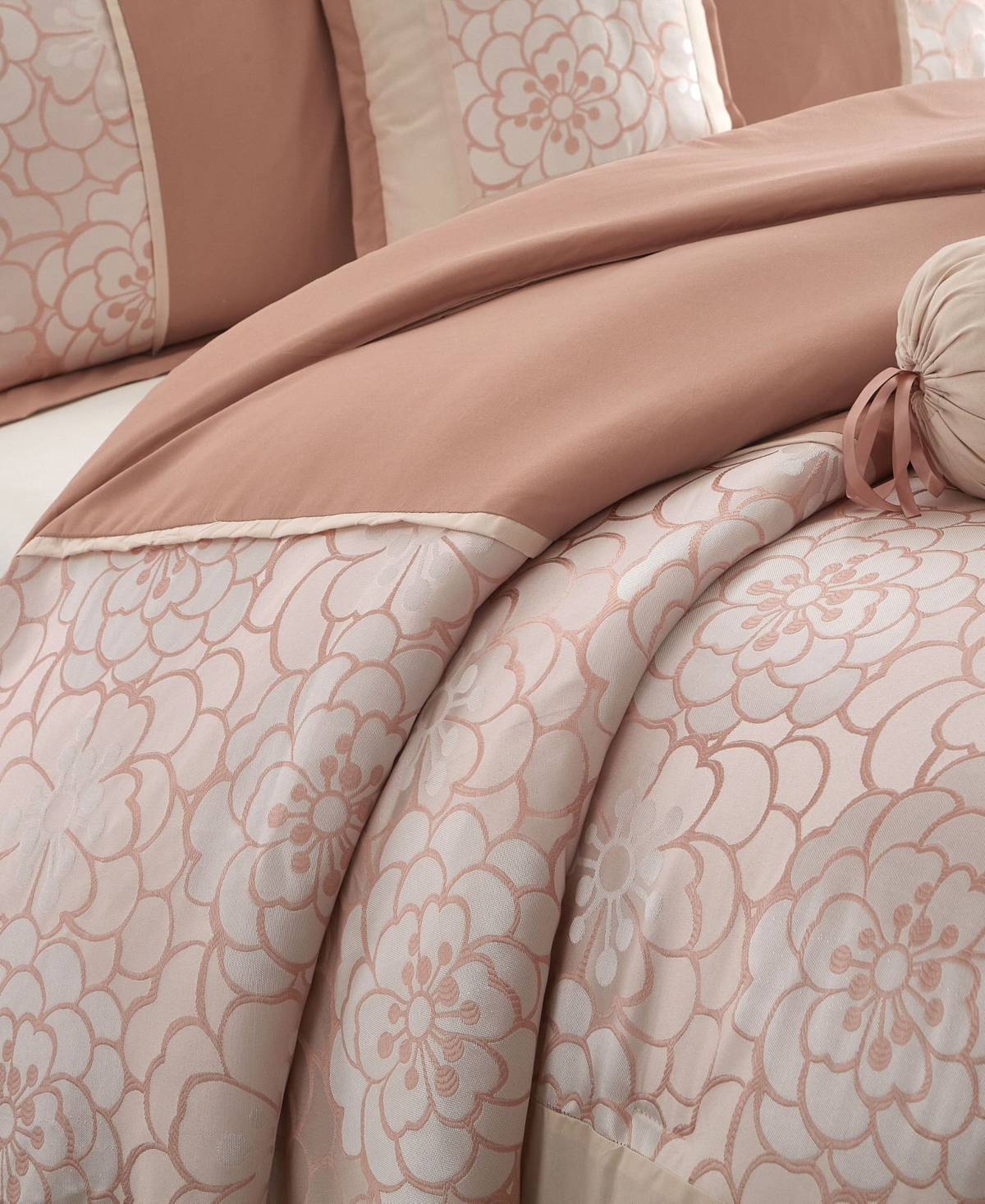 Stratford Park Sibyl Jacquard 7-pc. Comforter Set, King In Pink