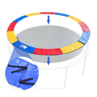 Trampoline Mat & Pad Replacement Kit with 72V-Ring Fits 14 ft Trampoline Frame