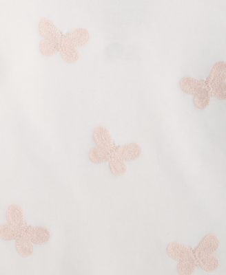 Baby Girls Mix and Match Long Sleeve Embroidered Butterflies T-Shirt