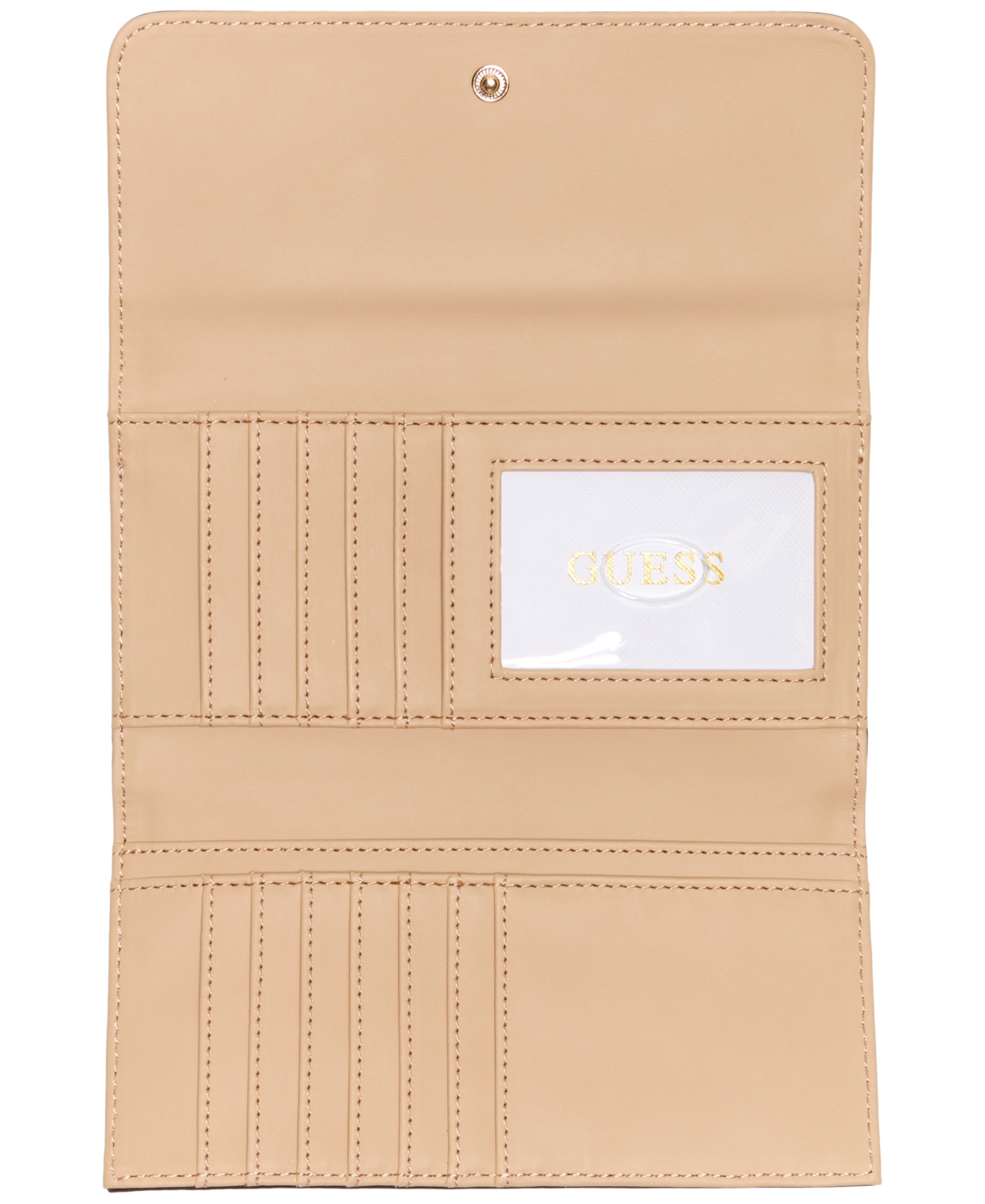 Guess Lyndi Slim Clutch Wallet In Multi