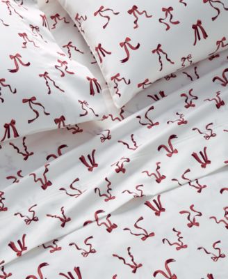 Charter Club 550 Thread Count Printed Cotton 3-Pc. Sheet Set, Twin, Exclusively at Macy’s