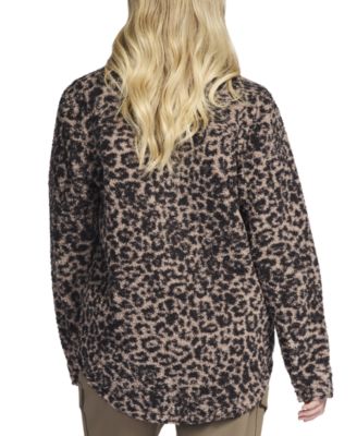 Women's On-The-Go Cheetah Sherpa Shacket
