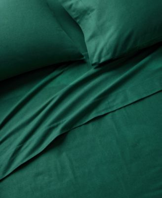 Solid Flannel Cotton 4-Pc. Sheet Set, Full, Exclusively at Macy’s