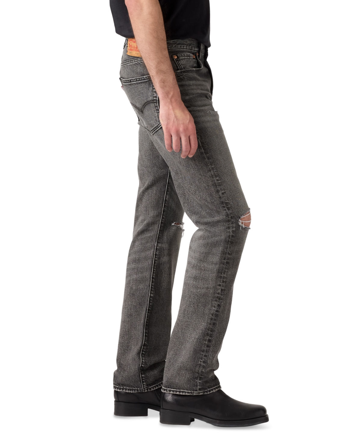 Levi's Men's 501 Original Fit Button Fly Non-stretch Jeans In Gray