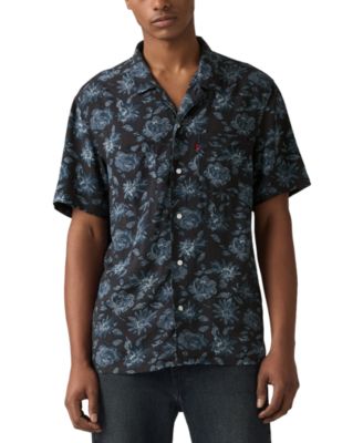 Men's Relaxed-Fit Camp Collar Shirt