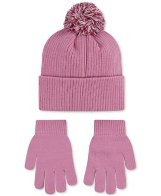 Girls and Boys 8-20 Club Chenille Peak Hat & Gloves Set  
