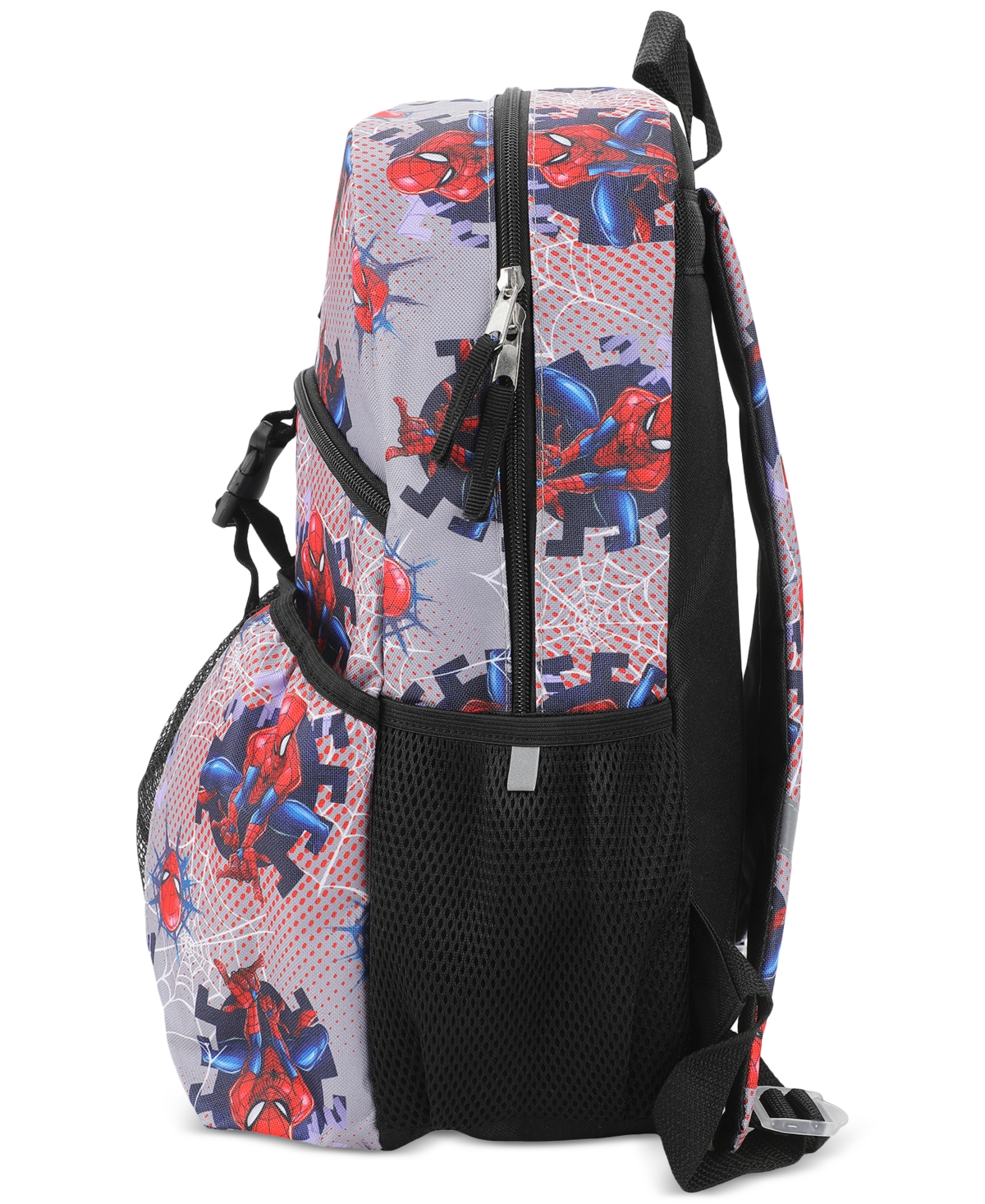 Spider-man Toddler & Little Kids Backpack & Lunch Bag Set In Gray