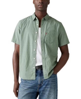 Men's Classic 1 Pocket Short Sleeve Regular Fit Shirt