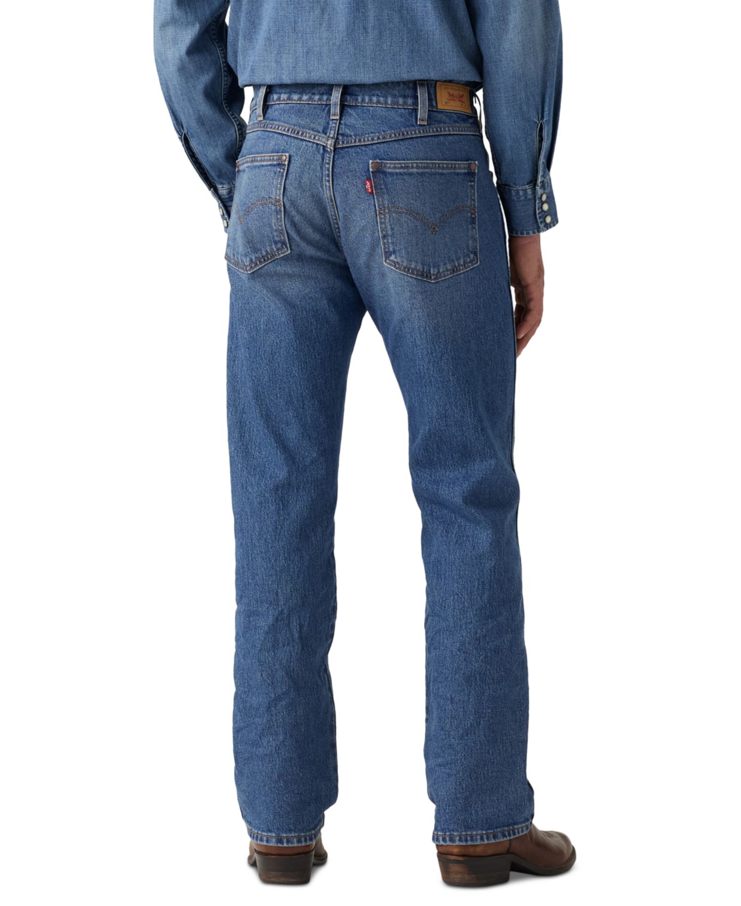 Men's 557 Western Straight Fit Boot Cut Jeans