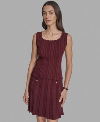 BCBG - Women's Textured-Knit Tank