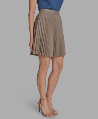 Women's Pleated A-Line Skirt
