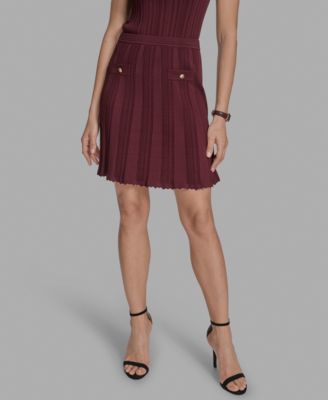 Women's Textured-Knit Mini Skirt