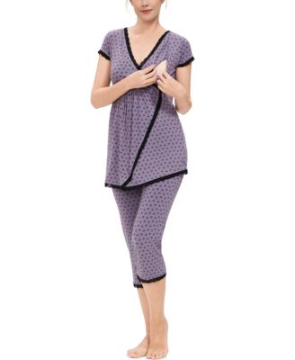 Maternity kimi + kai Luna Nursing 2-Piece Pajama Set