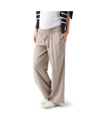 Maternity Wide Leg Tencel Pant