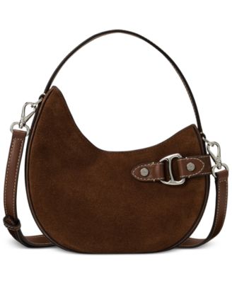 Mini Suede Tasha Crossbody Bag