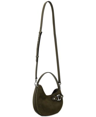 Mini Suede Tasha Crossbody Bag