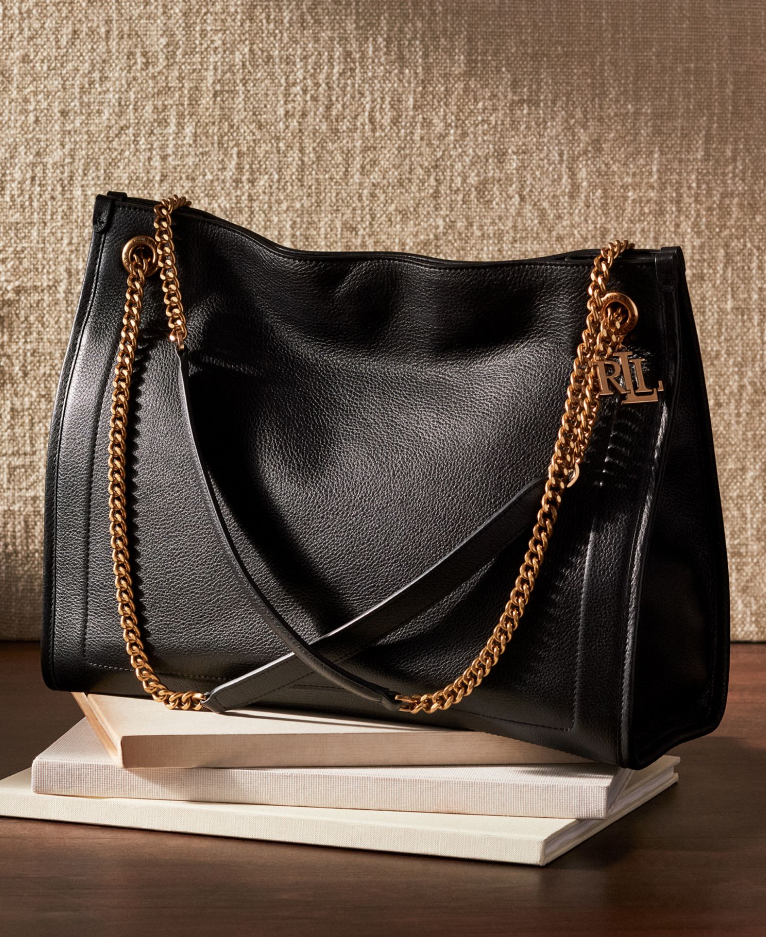 Bradley Large Pebbled Leather Tote Bag