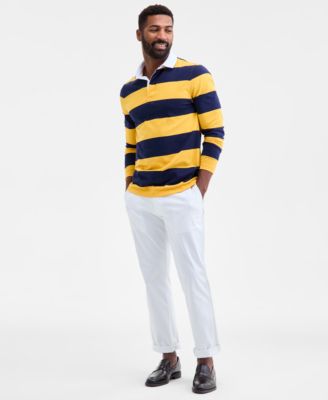 Men's Wide Stripe Rugby Shirt, Macy's Exclusive