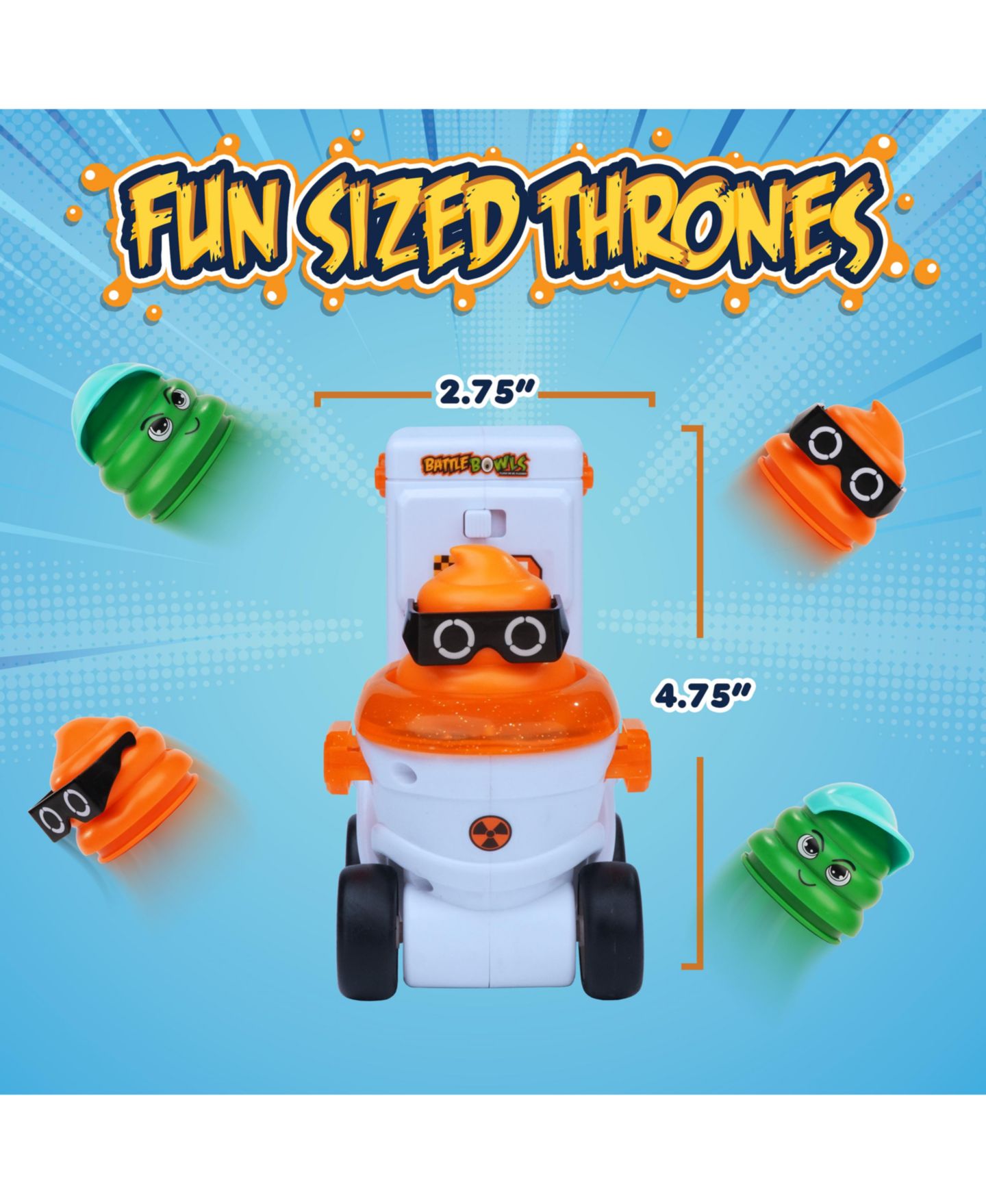 Детские игрушки Force1 Battle Bowls Remote Control Bumper Cars with LED Lights and Sound Effects, 2-Piece Set — фото 6