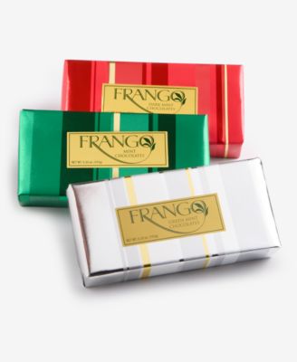 3 Pack Holiday 1/3 LB Wrapped Milk Chocolate, Dark Chocolate, Green Mint Boxed Chocolates, Created for Macy's