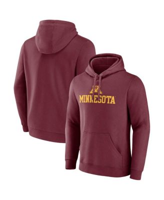 Fanatics - Men's Maroon Minnesota Golden Gophers Team Lockup Pullover Hoodie