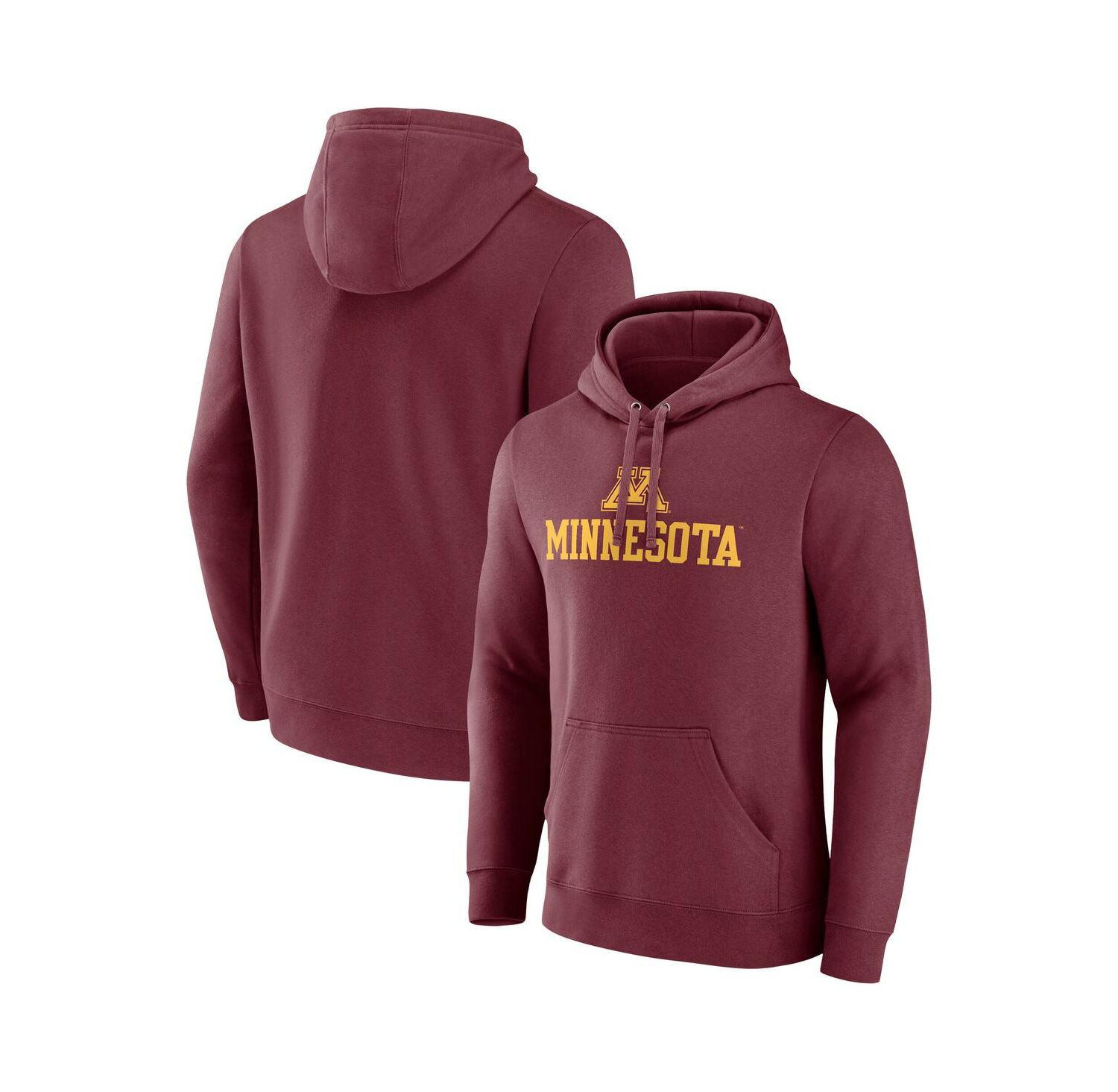 Men's Maroon Minnesota Golden Gophers Team Lockup Pullover Hoodie