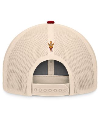 Men's Maroon/Natural Arizona State Sun Devils Bennett Trucker&nbsp;Adjustable Hat