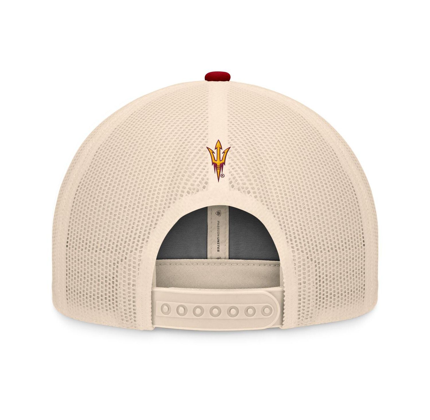 Men's Maroon/Natural Arizona State Sun Devils Bennett Trucker Adjustable Hat