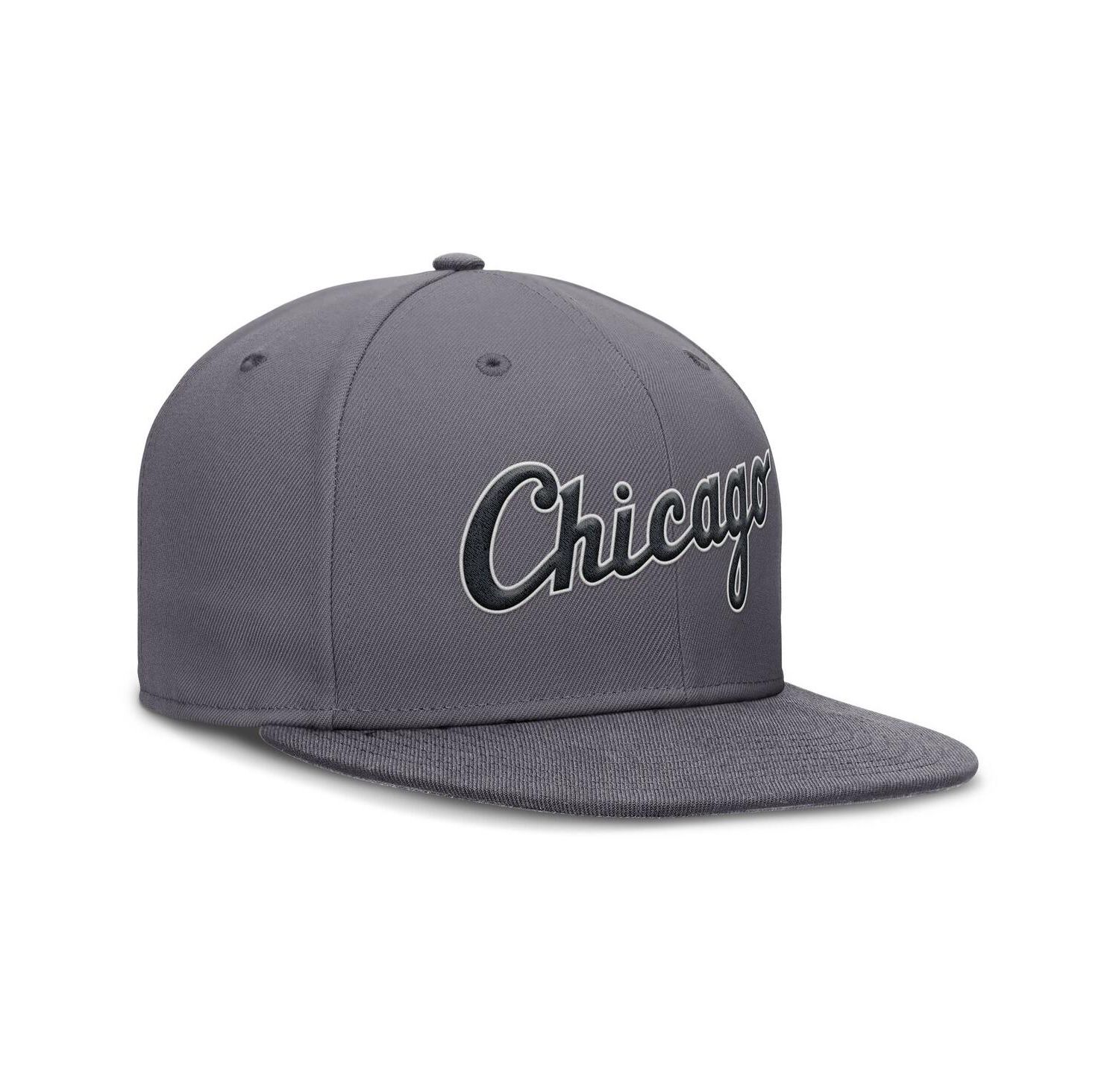 Men's Gray Chicago White Sox Performance True Fitted Hat