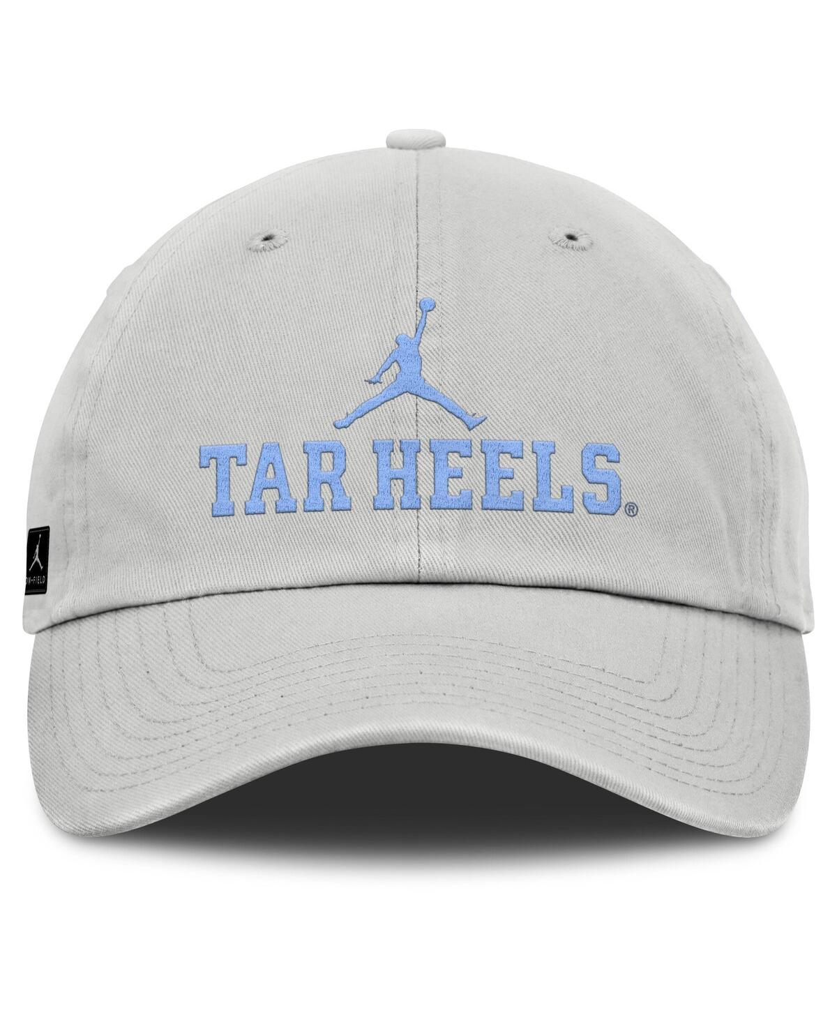 Jordan Men's Gray North Carolina Tar Heels 2025 On-field Gameday Club Adjustable Hat In Gray