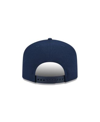 Men's Navy Indiana Pacers Core Logo A-Frame 9FIFTY Snapback Hat