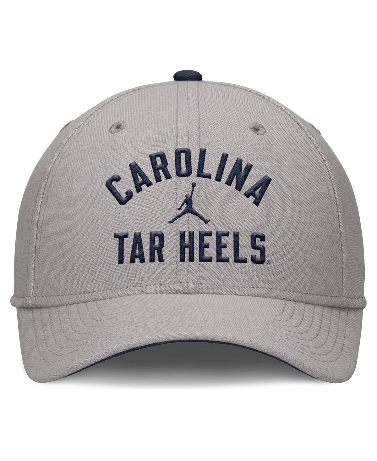 Jordan Men's Gray Michigan Wolverines Rise Prep Performance Flex Hat In Gray