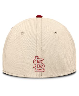 Men's Natural/Red St. Louis Cardinals Statement Rise Performance Flex Hat