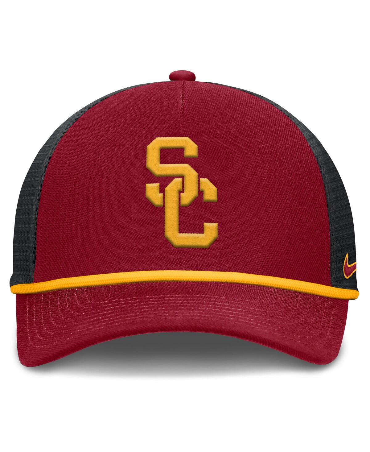 Nike Usc Primetime Rise  Men's College Trucker Adjustable Hat In Red