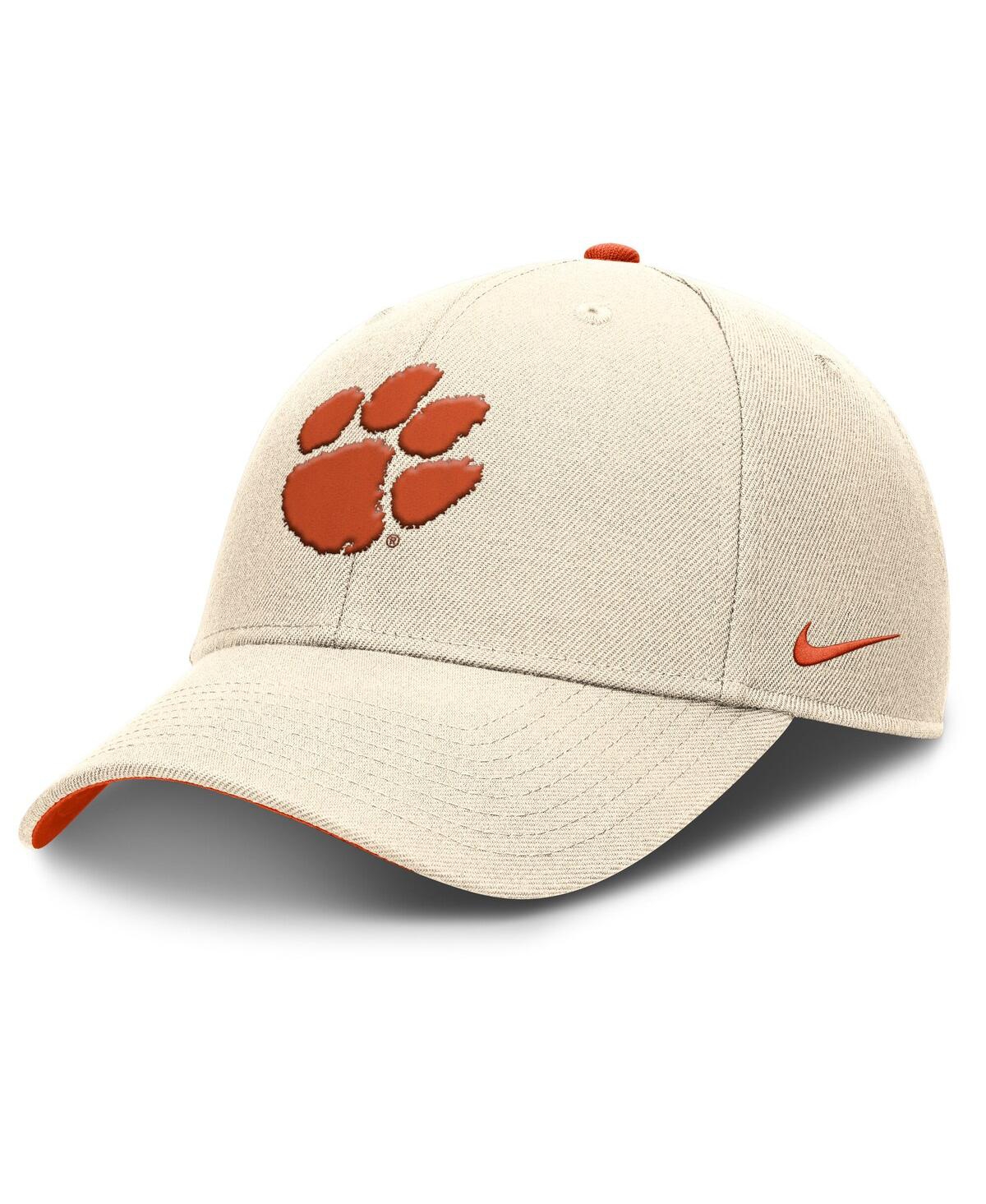 Nike Clemson Primetime Rise  Men's Dri-fit College Trucker Adjustable Hat In Brown