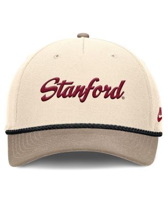 Men's Natural Stanford Cardinal Rise Legacy Throwback Logo Adjustable Hat