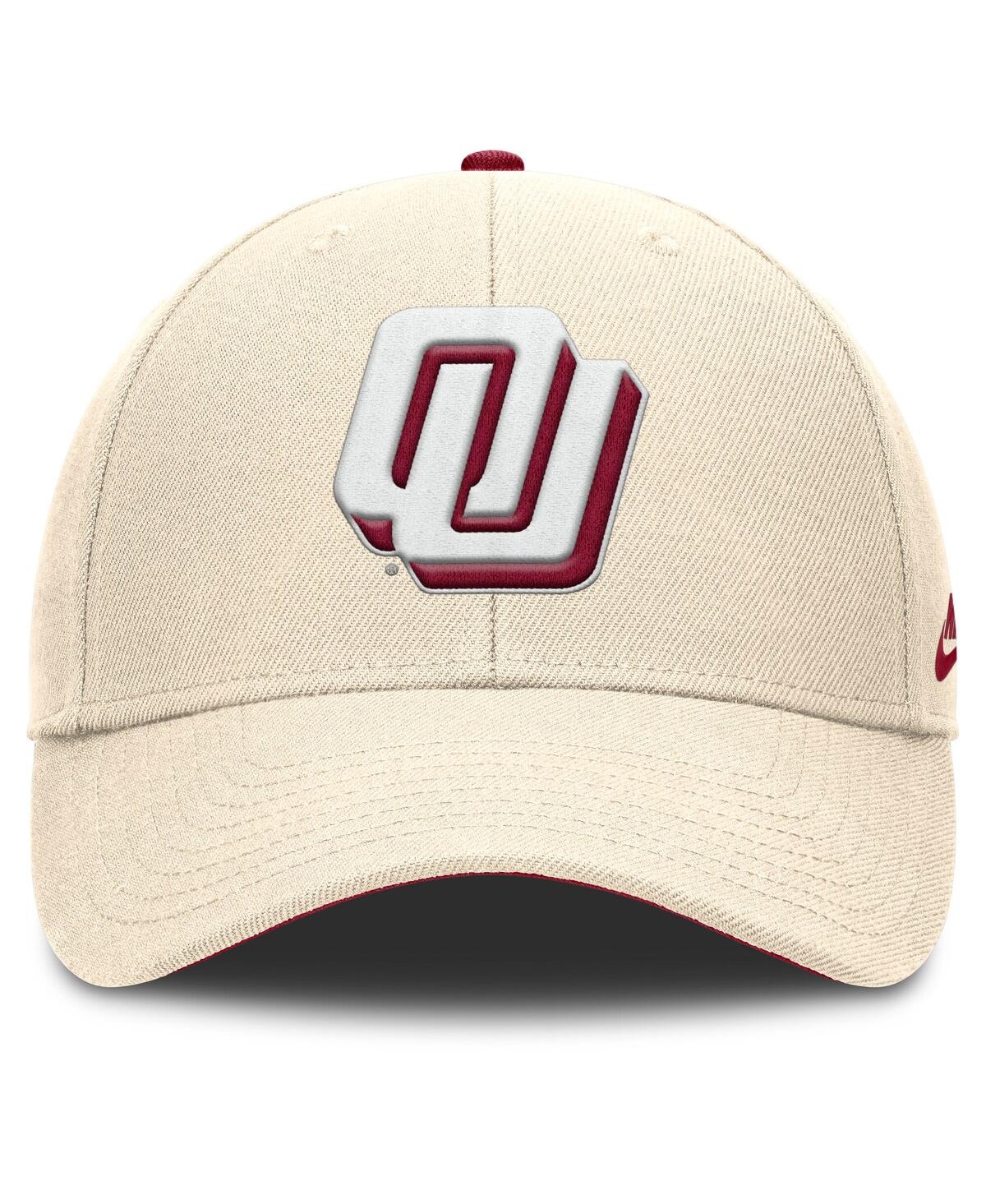 Nike Men's Natural Oklahoma Sooners Rise Legacy Adjustable Hat In Brown