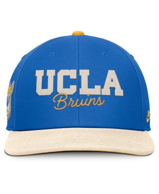 Men's Blue/Cream UCLA Bruins Pro Legacy Script Snapback Hat