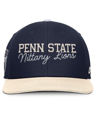 Men's Navy/Cream Penn State Nittany Lions Pro Legacy Script Snapback Hat