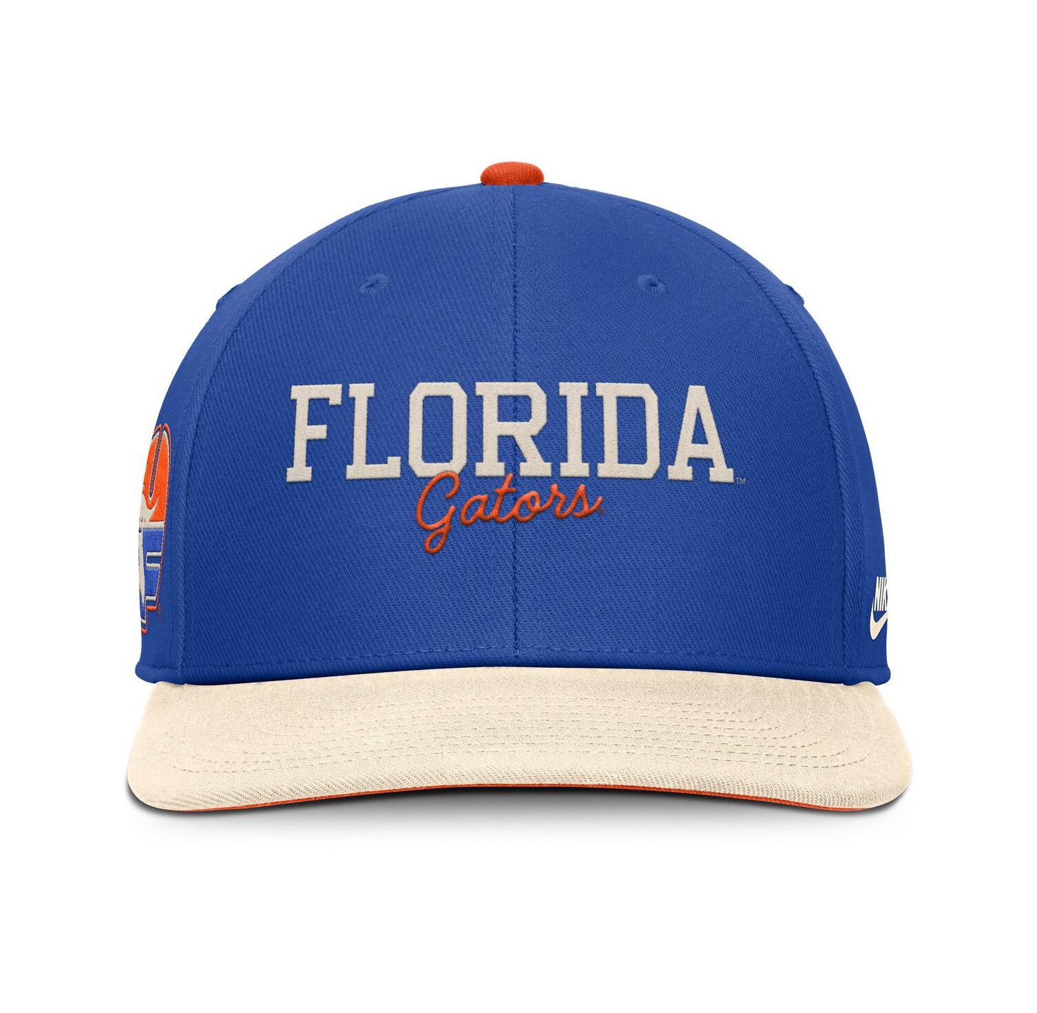 Men's Royal/Cream Florida Gators Pro Legacy Script Snapback Hat