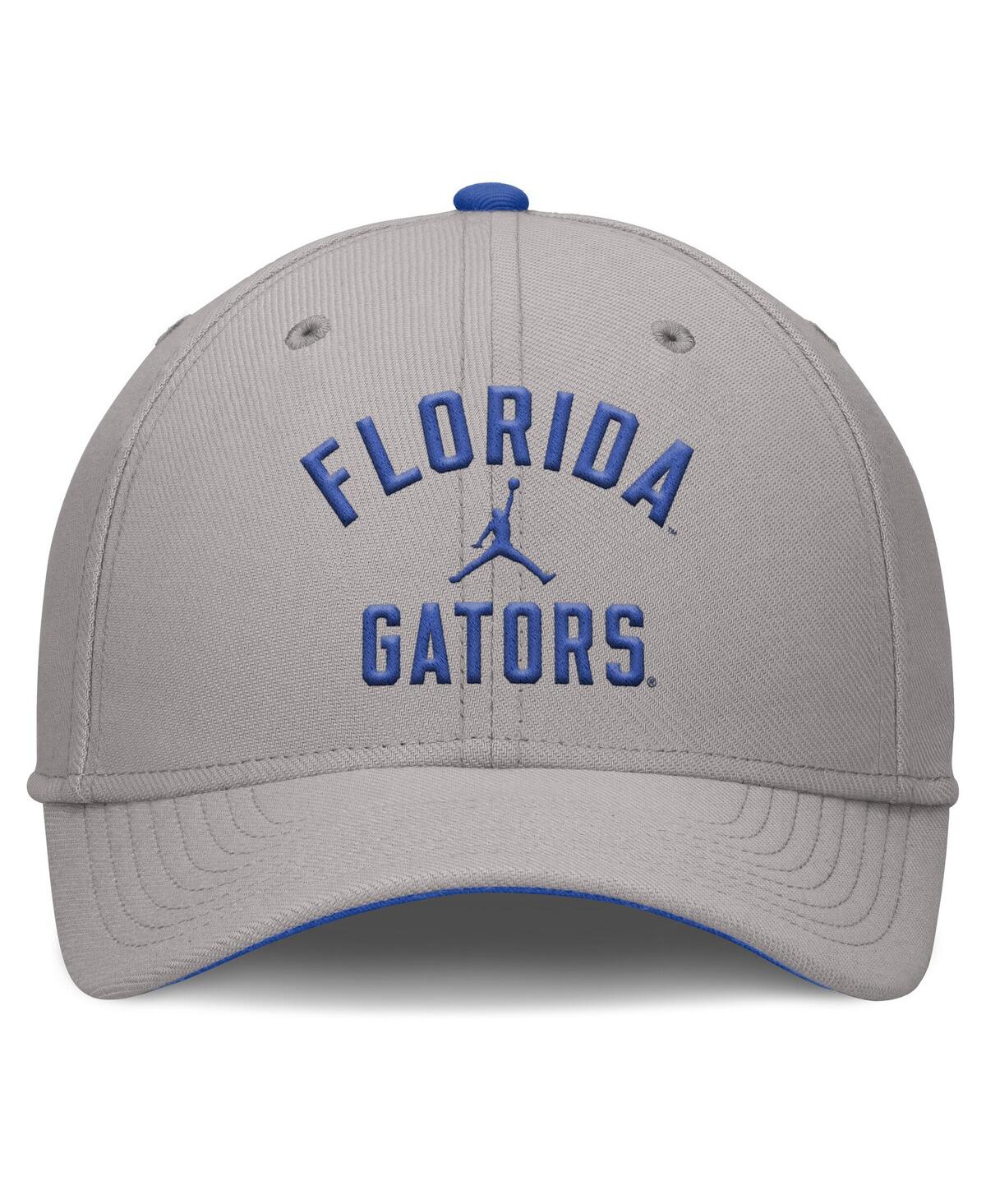 Jordan Men's Gray Florida Gators Rise Prep Performance Flex Hat In Gray