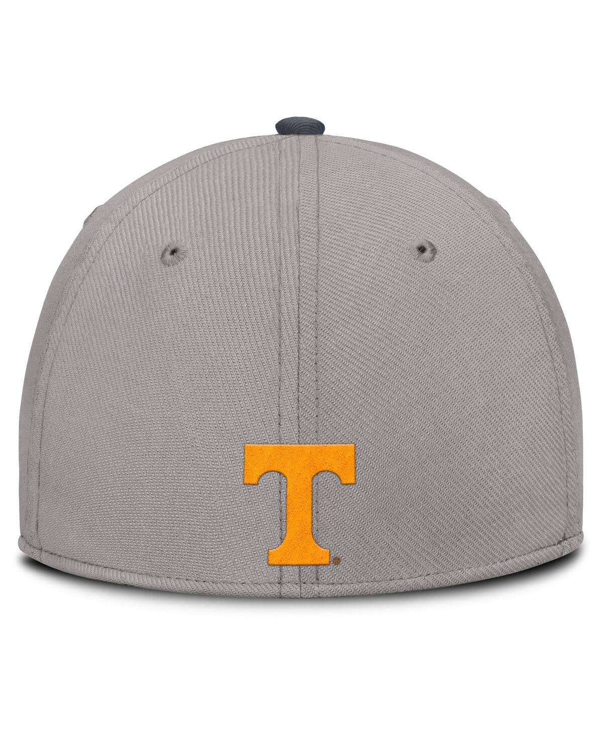 Nike Men's Gray Tennessee Volunteers Rise Prep Performance Flex Hat In Gray