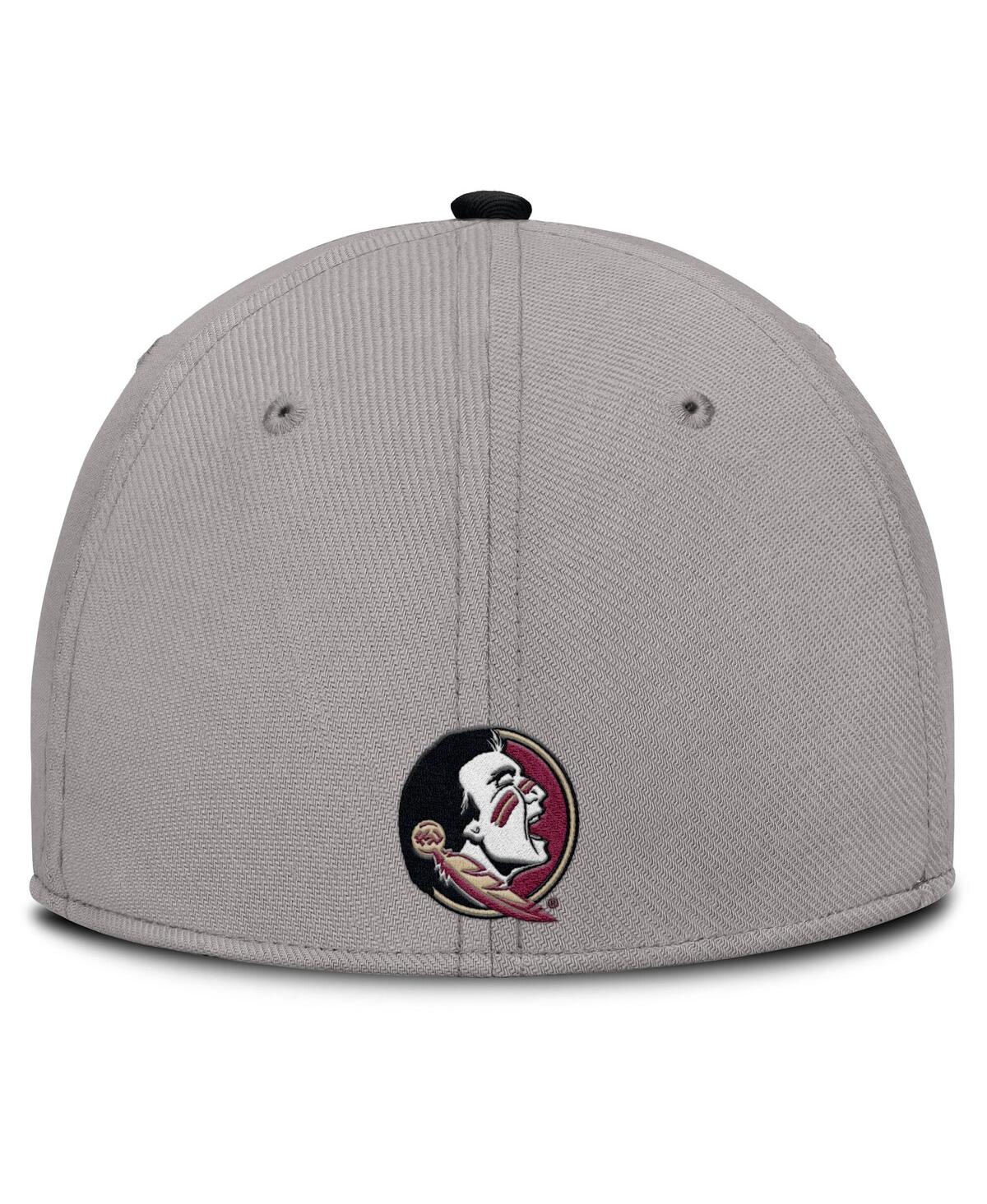 Nike Men's Gray Florida State Seminoles Rise Prep Performance Flex Hat In Gray