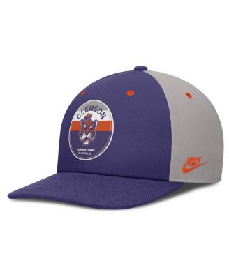 Nike - Men's Purple/Gray Clemson Tigers Prep Pro Performance Snapback Hat