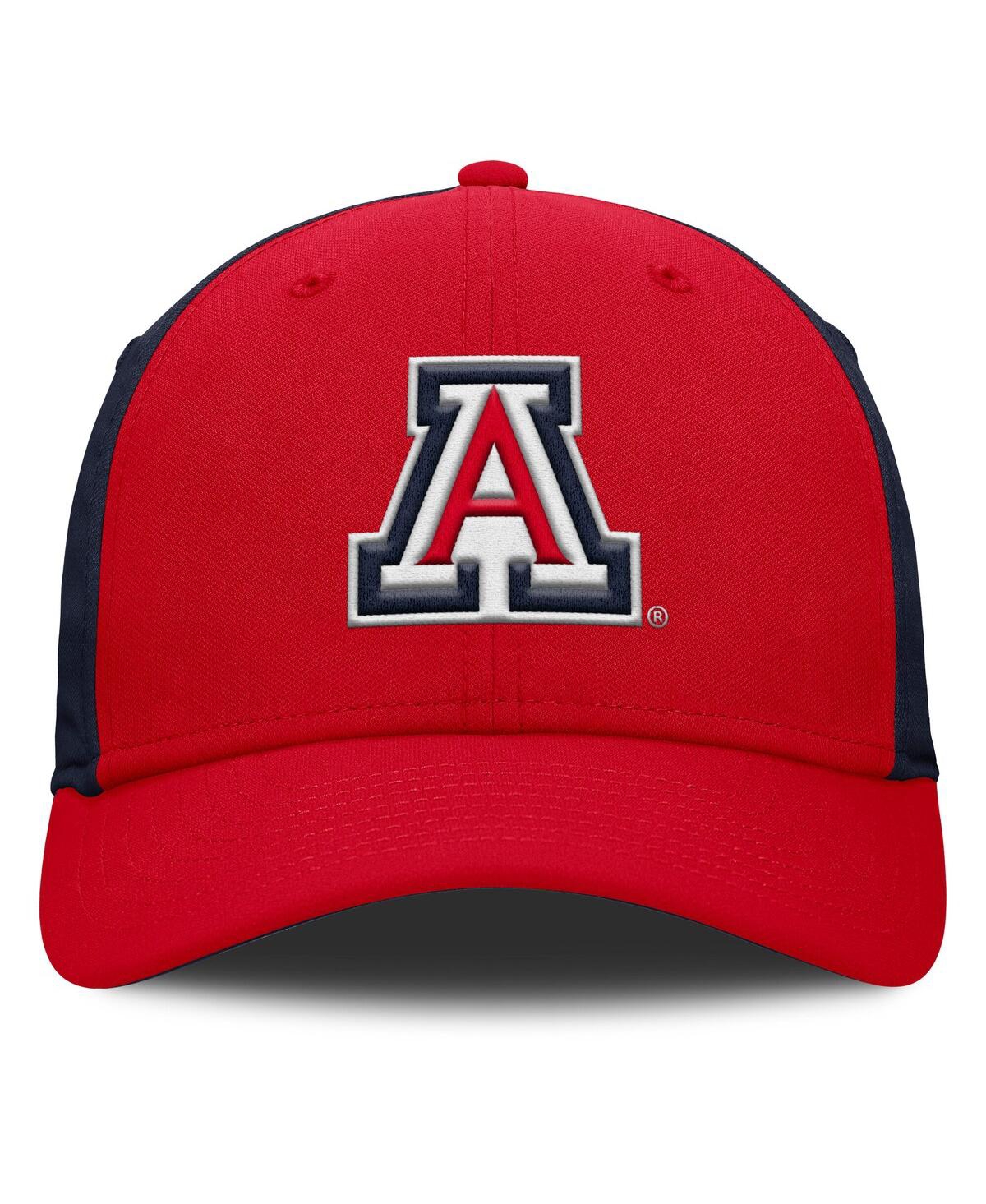 Nike Men's Red/navy Arizona Wildcats 2025 Sideline Rise Local Performance Flex Hat In Multi