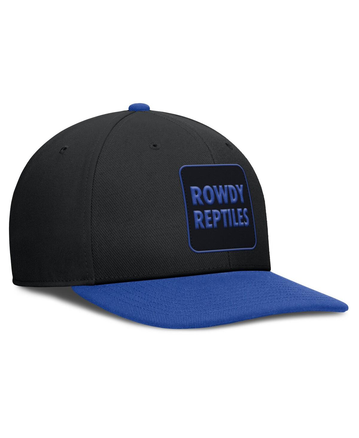 Jordan Men's Black/royal Florida Gators 2025 Sideline Campus Pro Local Snapback Hat In Multi