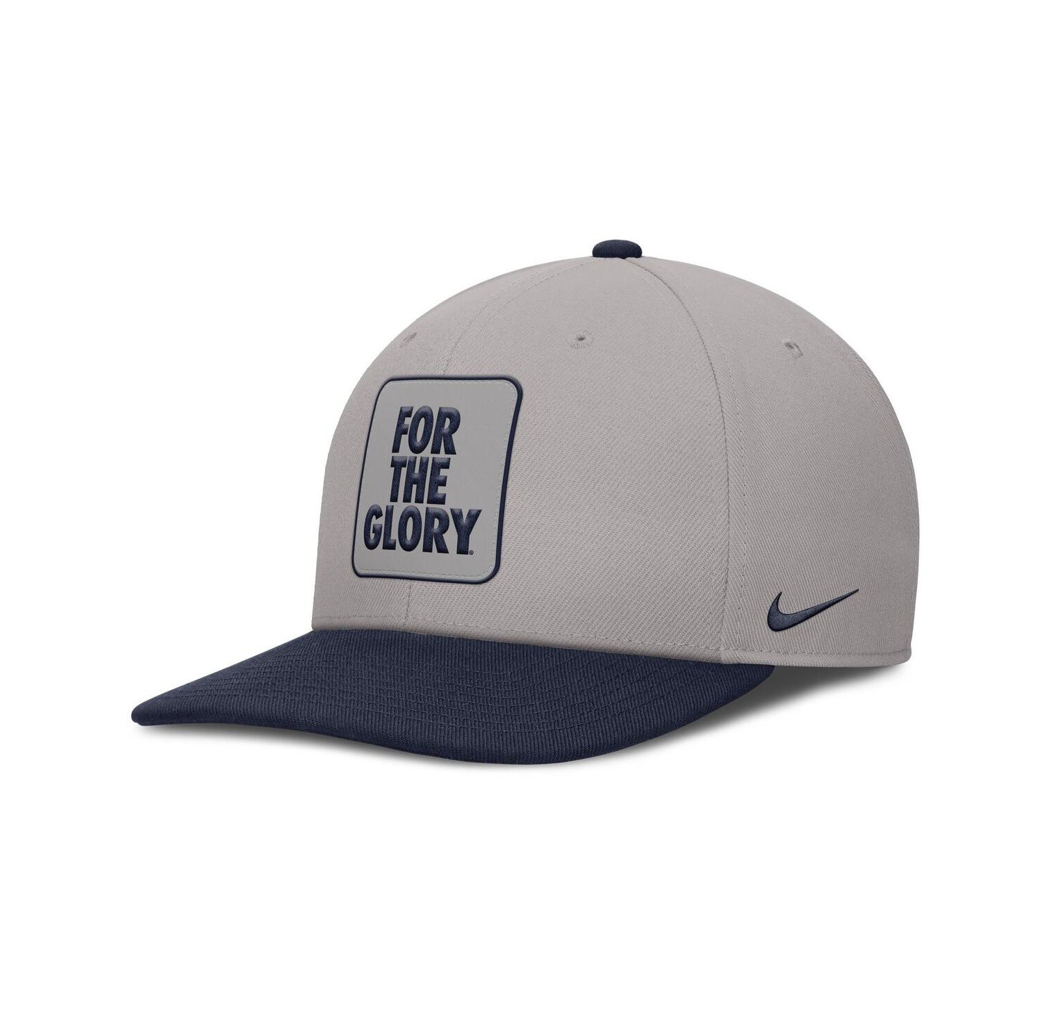 Men's Gray/Navy Penn State Nittany Lions 2025 Sideline Campus Pro Local Snapback Hat
