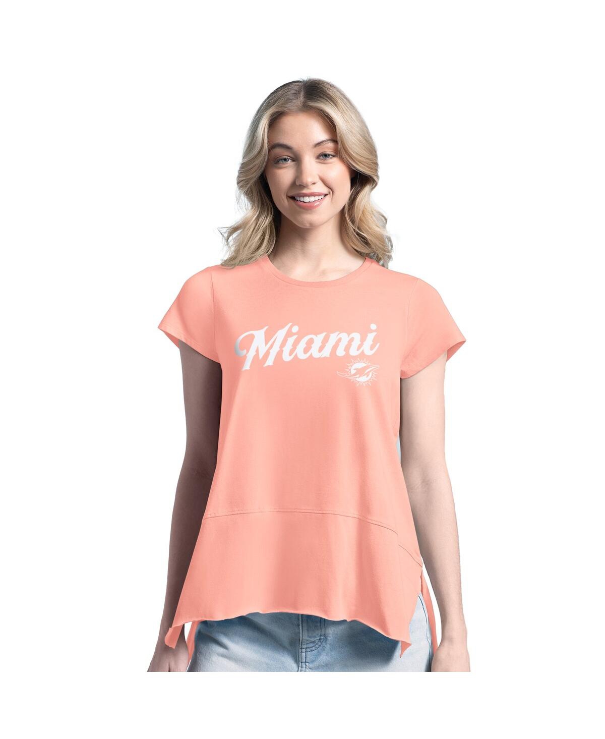 Women's Pink Miami Dolphins Gametime Is Paradise T-Shirt - Pink